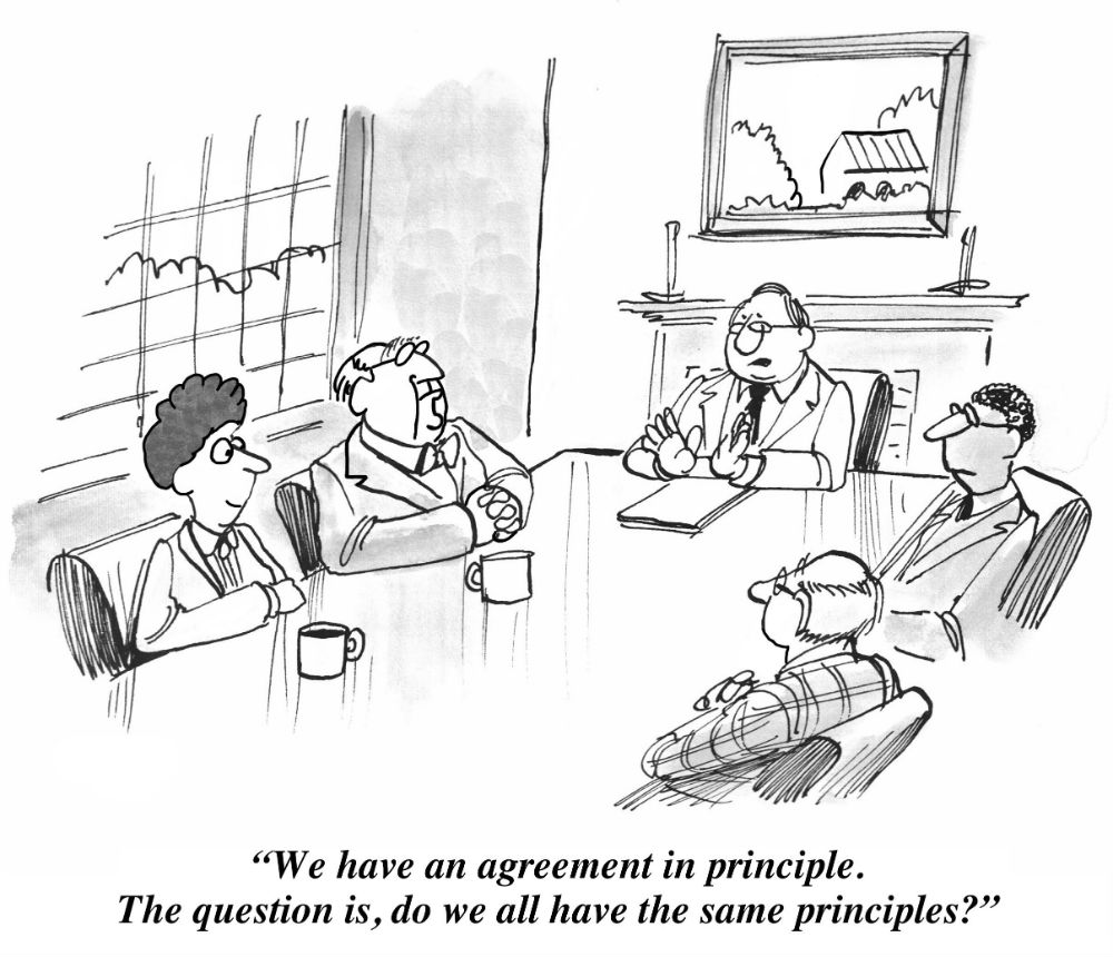 an agreement in principle